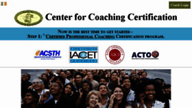 What Centerforcoachingcertification.com website looked like in 2017 (6 years ago)