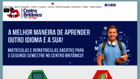 What Centrobritanico.com.br website looked like in 2017 (6 years ago)