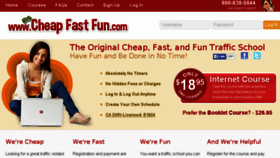 What Cheapfastfun.com website looked like in 2017 (6 years ago)