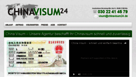 What Chinavisum24.de website looked like in 2017 (6 years ago)