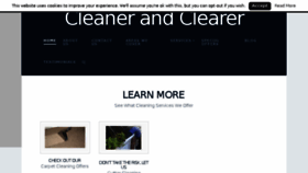 What Cleanerandclearer.co.uk website looked like in 2017 (6 years ago)