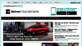 What Clubmccarthy.co.za website looked like in 2017 (6 years ago)