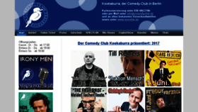 What Comedyclub.de website looked like in 2017 (6 years ago)