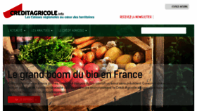What Creditagricole.info website looked like in 2017 (6 years ago)