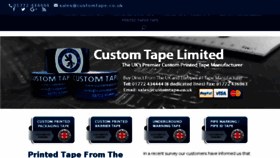 What Customtape.co.uk website looked like in 2017 (6 years ago)