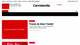 What Carrolandia.net website looked like in 2017 (6 years ago)