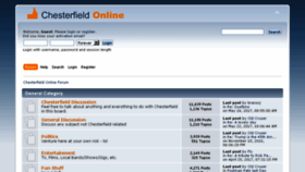 What Chesterfieldonline.org website looked like in 2017 (6 years ago)