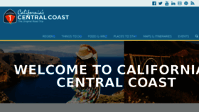 What Centralcoast-tourism.com website looked like in 2017 (6 years ago)