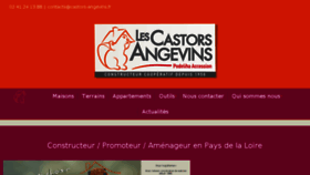 What Castors-anjou.fr website looked like in 2017 (6 years ago)