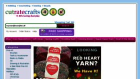 What Cutratecrafts.com website looked like in 2017 (6 years ago)