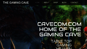 What Cavecom.com website looked like in 2017 (6 years ago)
