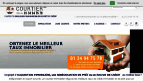 What Courtier78.fr website looked like in 2017 (6 years ago)