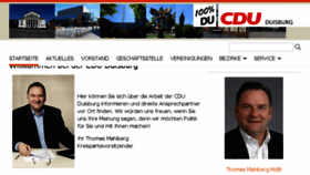 What Cdu-duisburg.de website looked like in 2017 (6 years ago)