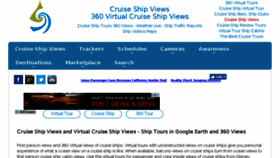 What Cruiseshipviews.com website looked like in 2017 (6 years ago)