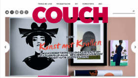 What Couch-mag.de website looked like in 2017 (6 years ago)
