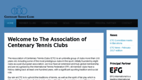 What Centenarytennisclubs.com website looked like in 2017 (6 years ago)
