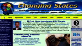 What Changingstates.co.uk website looked like in 2017 (6 years ago)