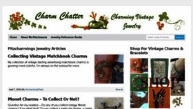 What Charmchatter.com website looked like in 2017 (6 years ago)