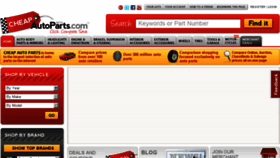 What Cheapautoparts.com website looked like in 2017 (6 years ago)