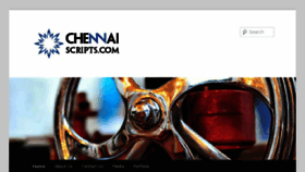What Chennaiscripts.com website looked like in 2017 (6 years ago)