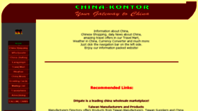 What Chinakontor.de website looked like in 2017 (6 years ago)