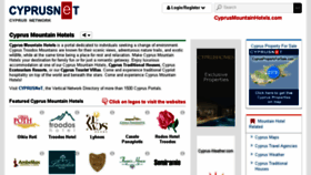 What Cyprusmountainhotels.com website looked like in 2017 (6 years ago)