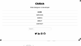 What Chitich.com website looked like in 2017 (6 years ago)