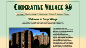 What Coopvillage.coop website looked like in 2017 (6 years ago)