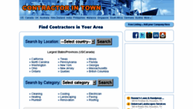 What Contractorintown.com website looked like in 2017 (6 years ago)