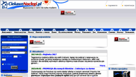 What Ciekawenoclegi.pl website looked like in 2017 (6 years ago)