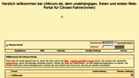 What Citforum.de website looked like in 2017 (6 years ago)