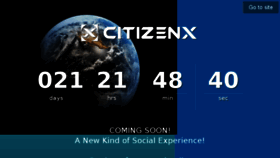 What Citizenx.com website looked like in 2017 (6 years ago)