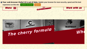 What Clevercherry.com website looked like in 2017 (6 years ago)
