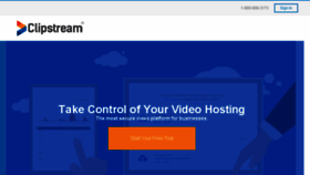 What Clipstream.com website looked like in 2017 (6 years ago)