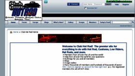 What Clubhotrod.com website looked like in 2017 (6 years ago)