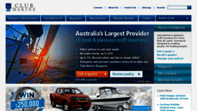 What Clubmarine.com.au website looked like in 2017 (6 years ago)