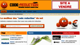 What Code-reduction.com website looked like in 2017 (6 years ago)