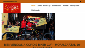 What Cofidisbikercup.com website looked like in 2017 (6 years ago)