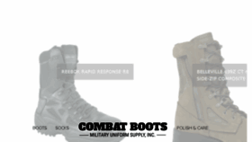What Combatboots.com website looked like in 2017 (6 years ago)