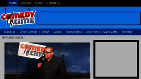 What Comedytime.tv website looked like in 2017 (6 years ago)