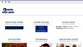 What Centraljerseydental.com website looked like in 2017 (6 years ago)
