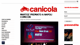 What Canicola.net website looked like in 2017 (6 years ago)