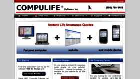 What Compulife.com website looked like in 2017 (6 years ago)