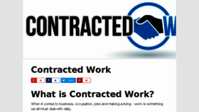 What Contractedwork.com website looked like in 2017 (6 years ago)
