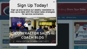 What Contractorselling.com website looked like in 2017 (6 years ago)