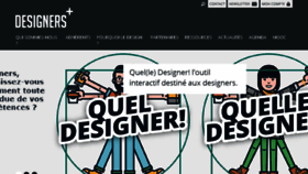 What Collectif-designersplus.fr website looked like in 2017 (6 years ago)