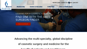What Cosmeticsurgery.org website looked like in 2017 (6 years ago)