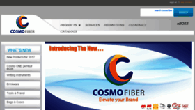 What Cosmofiber.com website looked like in 2017 (7 years ago)