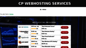 What Cpwebhosting.com website looked like in 2017 (6 years ago)