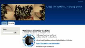 What Crazy-ink-tattoo.de website looked like in 2017 (6 years ago)